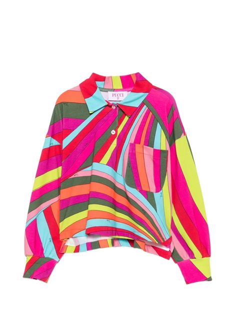 Polo con stampa EMILIO PUCCI | PZ8A50 Z3346999